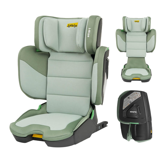 Jovikids Faltbar Kindersitz ISOFIX, i-Size 100-150 cm Grün