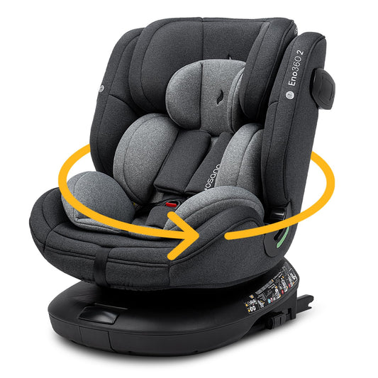 Osann Eno360 2 Kindersitz 360° drehbar, i-Size Dark Grey