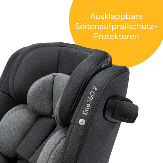 Osann Eno360 2 Kindersitz 360° drehbar, i-Size Dark Grey